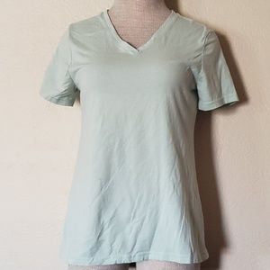 Time and Tru light mint green short sleeve top S
